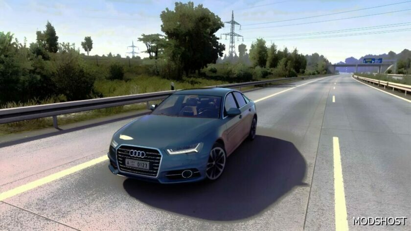 ETS2 Audi Car Mod: 2015 Audi A6 C7 3.0 Tfsi 1.49 (Featured)