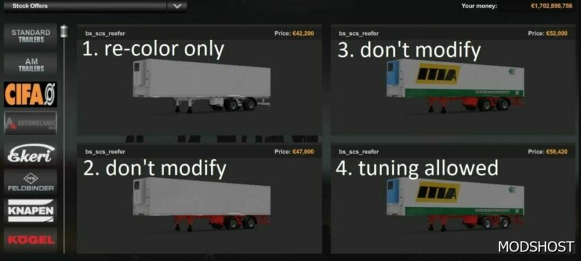 ETS2 Mod: Automecanica Medias Reefer Trailer V2.1.1 (Featured)