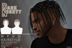 Sims 4 Male Mod: Mpho Hairstyle (Featured)