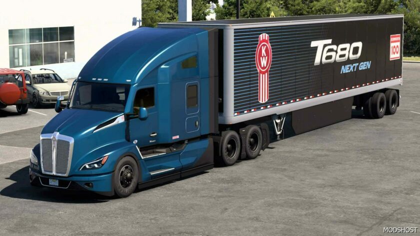 ATS Kenworth Mod: T 680 Next GEN Trailer Skin (Featured)