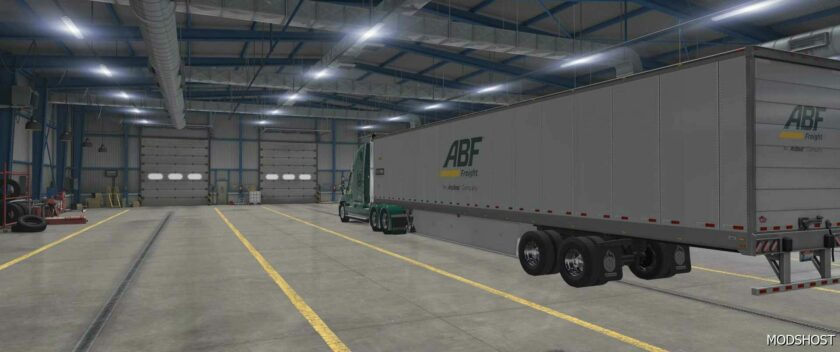 ATS Mod: Ruda Cascadia and SCS Trailer Skin ABF 1.49 (Featured)