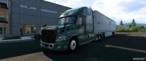 ATS Mod: Ruda Cascadia and SCS Trailer Skin ABF 1.49 (Image #3)