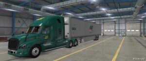 ATS Mod: Ruda Cascadia and SCS Trailer Skin ABF 1.49 (Image #4)