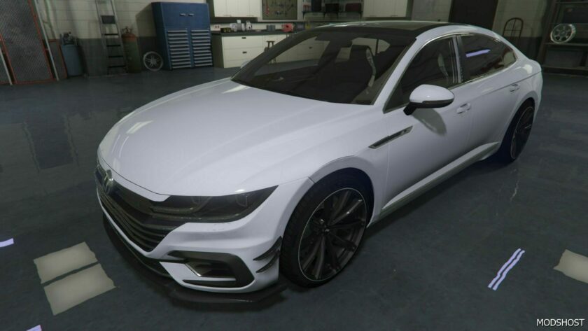 GTA 5 Volkswagen Vehicle Mod: Arteon ABT (Featured)