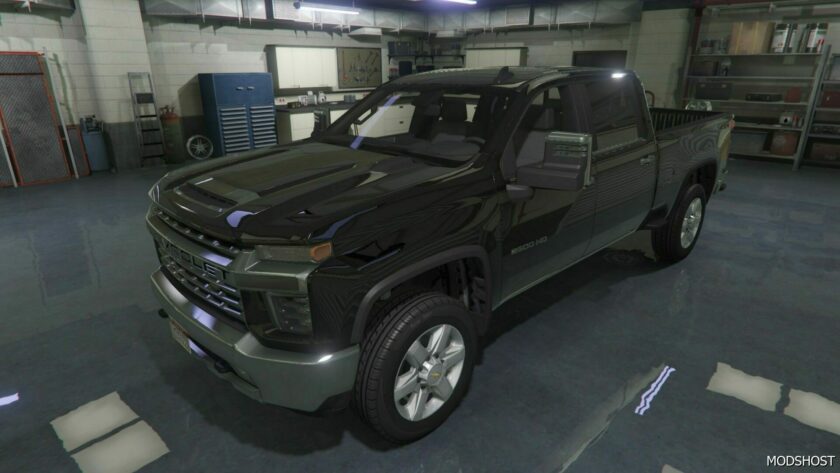 GTA 5 Chevrolet Vehicle Mod: 2022 Chevrolet Silverado 2500 LTZ (Featured)