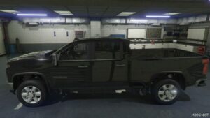 GTA 5 Chevrolet Vehicle Mod: 2022 Chevrolet Silverado 2500 LTZ (Image #2)