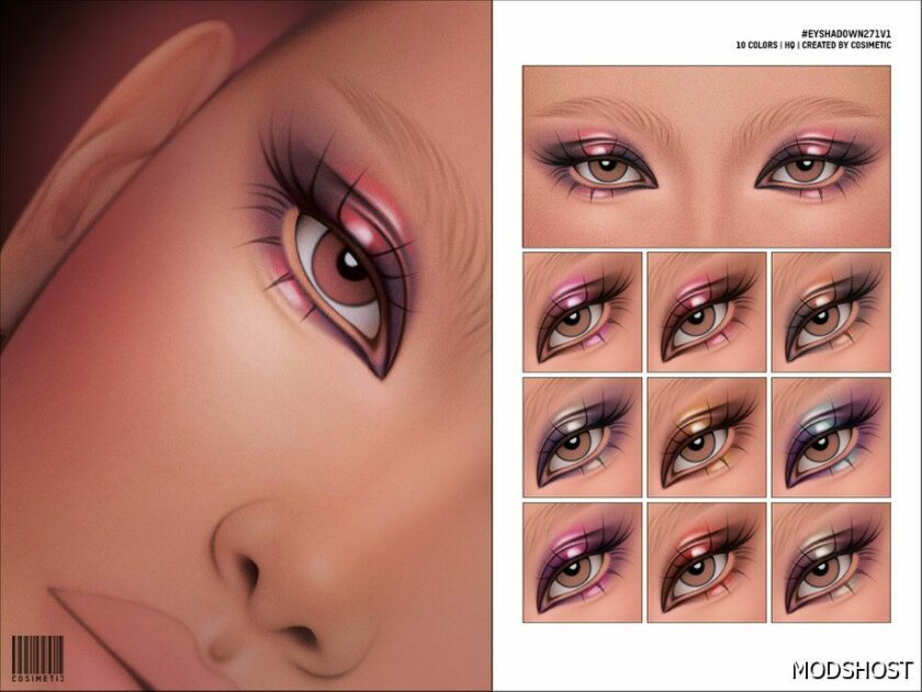 Sims 4 Eyeshadow Makeup Mod: N271 V1 (Featured)