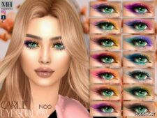 Sims 4 Eyeshadow Makeup Mod: Carlie Eyeshadow N66 (Featured)