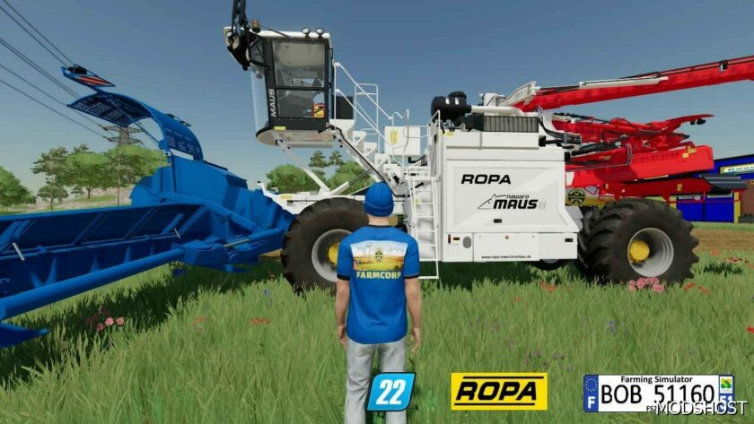 FS22 Combine Mod: Nawaropa Maus5 Capacity (Featured)