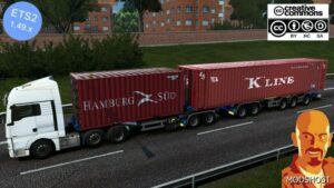 ETS2 Mod: D-Tec Flexi-Trailer Container Trailer 1.49 (Image #3)