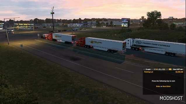 ATS Mod: Trucks and Trailers Traffic Project by D Goldhaber 1.49 (Featured)