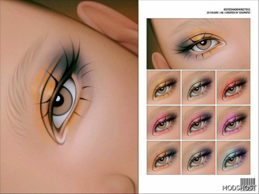 Sims 4 Female Makeup Mod: Matte Eyeshadow N270 V1 (Featured)