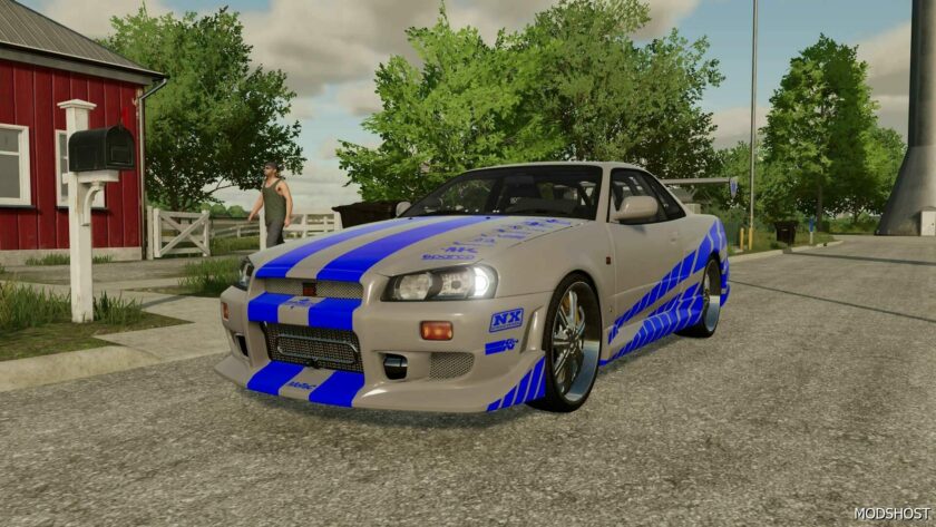 FS22 Nissan Car Mod: Skyline (Featured)