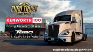 ETS2 Kenworth Truck Mod: T680 NG 2022 by Soap98 1.49 (Featured)