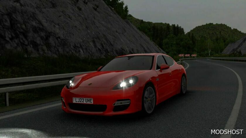 ETS2 Porsche Car Mod: Panamera Turbo 970 2010 V7.7 1.49 (Featured)