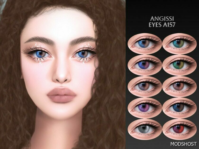 Sims 4 Mod: Eyes A157 (Featured)