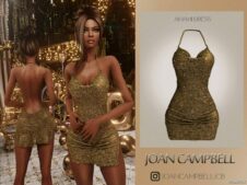 Sims 4 Female Clothes Mod: Anahi Dress (Featured)