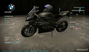 FS22 BMW Vehicle Mod: Sport Bike BMW S1000RR (Featured)