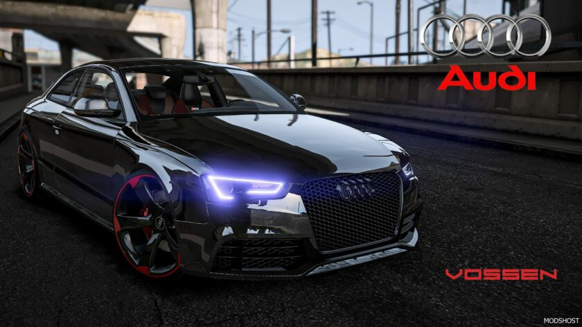 GTA 5 Audi Vehicle Mod: Rotor Audi Wheel Replace (Featured)