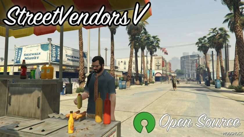 GTA 5 Script Mod: Street Vendors V V1.1 (Featured)