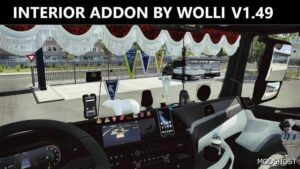 ETS2 Mod: Interior Addon by Wolli 1.49 (Featured)