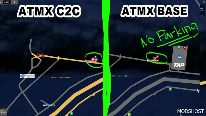 ATS Map Mod: Atmx 7.5 C2C Support (Featured)