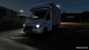 ETS2 Car Mod: Mercedes Sprinter Curtainsider 1.49 (Image #2)