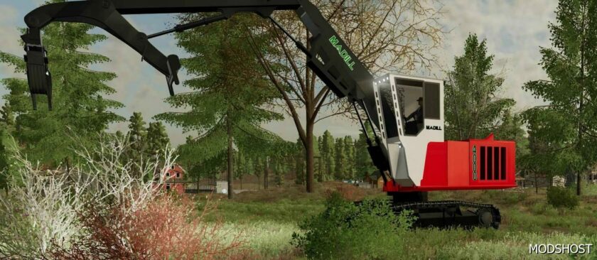 FS22 Forklift Mod: Madill 4000 Logloader V2.0 (Featured)