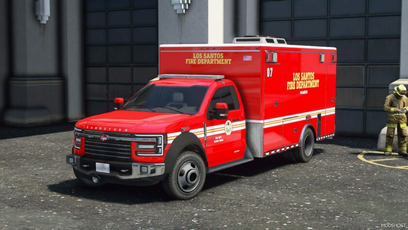 GTA 5 Vehicle Mod: Vapid Sandstorm Ambulance Add-On | Tuning | Liveries | Lods (Featured)