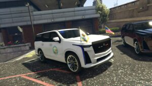 GTA 5 Vehicle Mod: Albany Cavalcade XL Unmarked/Government Add-On | Template (Image #3)