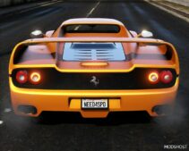 GTA 5 Ferrari Vehicle Mod: 1995 Ferrari F50 Add-On | Vehfuncs V | Extras | Template Reworked V2.0 (Image #5)