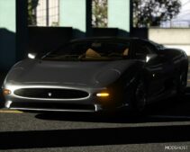 GTA 5 Jaguar Vehicle Mod: 1992 Jaguar XJ220 Add-On | Vehfuncsv | Extras | Template Reworked (Featured)