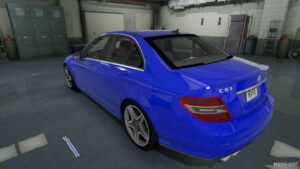 GTA 5 Mercedes-Benz Vehicle Mod: W204 C63 AMG (Image #3)