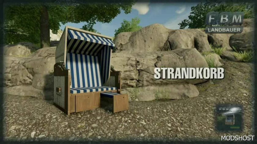 FS22 Placeable Mod: Beach Chair (Featured)