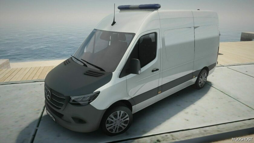 GTA 5 Mercedes-Benz Vehicle Mod: Sprinter (Featured)