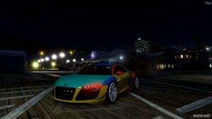 GTA 5 Audi Vehicle Mod: R8 Harlequin Troll VW V1.1 (Image #3)