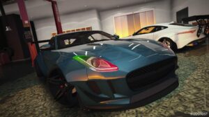 GTA 5 Jaguar Vehicle Mod: F Type L3D Store Edition (Image #4)