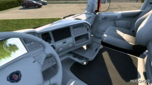 ETS2 Scania Mod: White Interior for Scania R 2009 (Image #2)