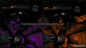 ETS2 Mercedes-Benz Mod: Actros MP4 CMI Interior Bundle (Image #2)