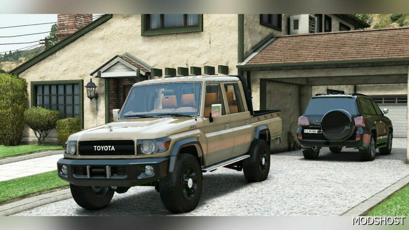 GTA 5 Toyota Vehicle Mod: Land Cruiser Pick up 70TH 2022 (Featured)