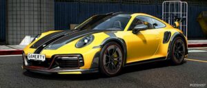 GTA 5 Porsche Vehicle Mod: 992 Techartsr (Featured)