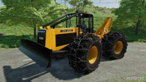 FS22 John Deere Forklift Mod: 740 Cable Skidder 4×4 (Image #4)