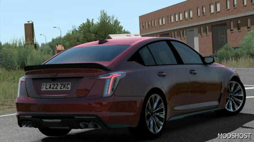 ETS2 Cadillac Car Mod: CT5-V Black Wing 2022 V1.1 1.49 (Featured)