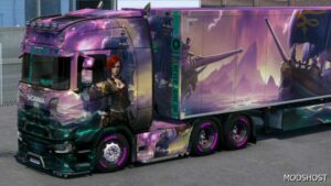 ETS2 Mod: Pirate Anime Girl Skin (Image #3)