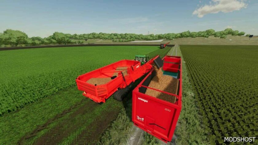 FS22 Implement Mod: Amitytech Vegetable Crop Transporter V1.0.0.1 (Featured)