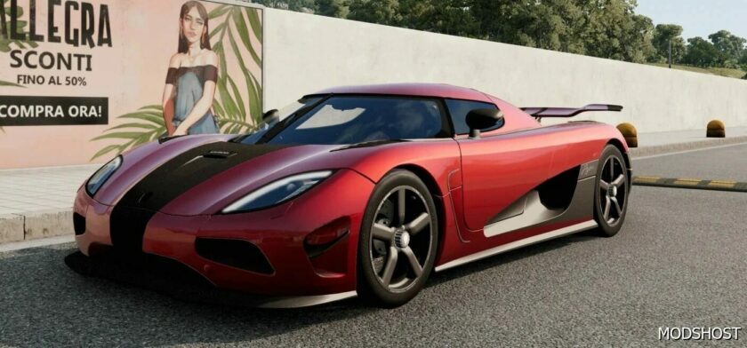 BeamNG Koenigsegg Car Mod: Agera Fast Turbo 1.1 0.31 (Featured)