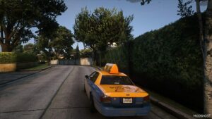 GTA 5 Vehicle Mod: Improved and Fixed Vanilla Taxi Car for ENB Series V1.1 (Image #3)