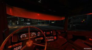 GTA 5 Vehicle Mod: Scania R650 Kleinjan RED Interior Lights (Image #4)