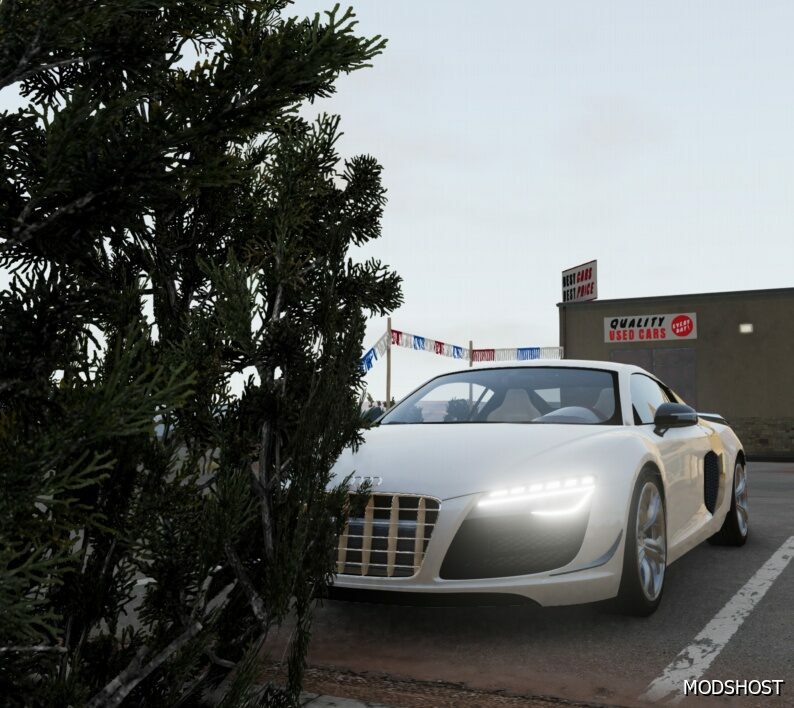 BeamNG Audi Car Mod: R8 2012-2015 Release 0.31 (Featured)