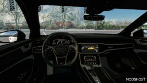 ETS2 Audi Car Mod: RS6 Avant C8 2020 V1.1 1.49 (Image #3)